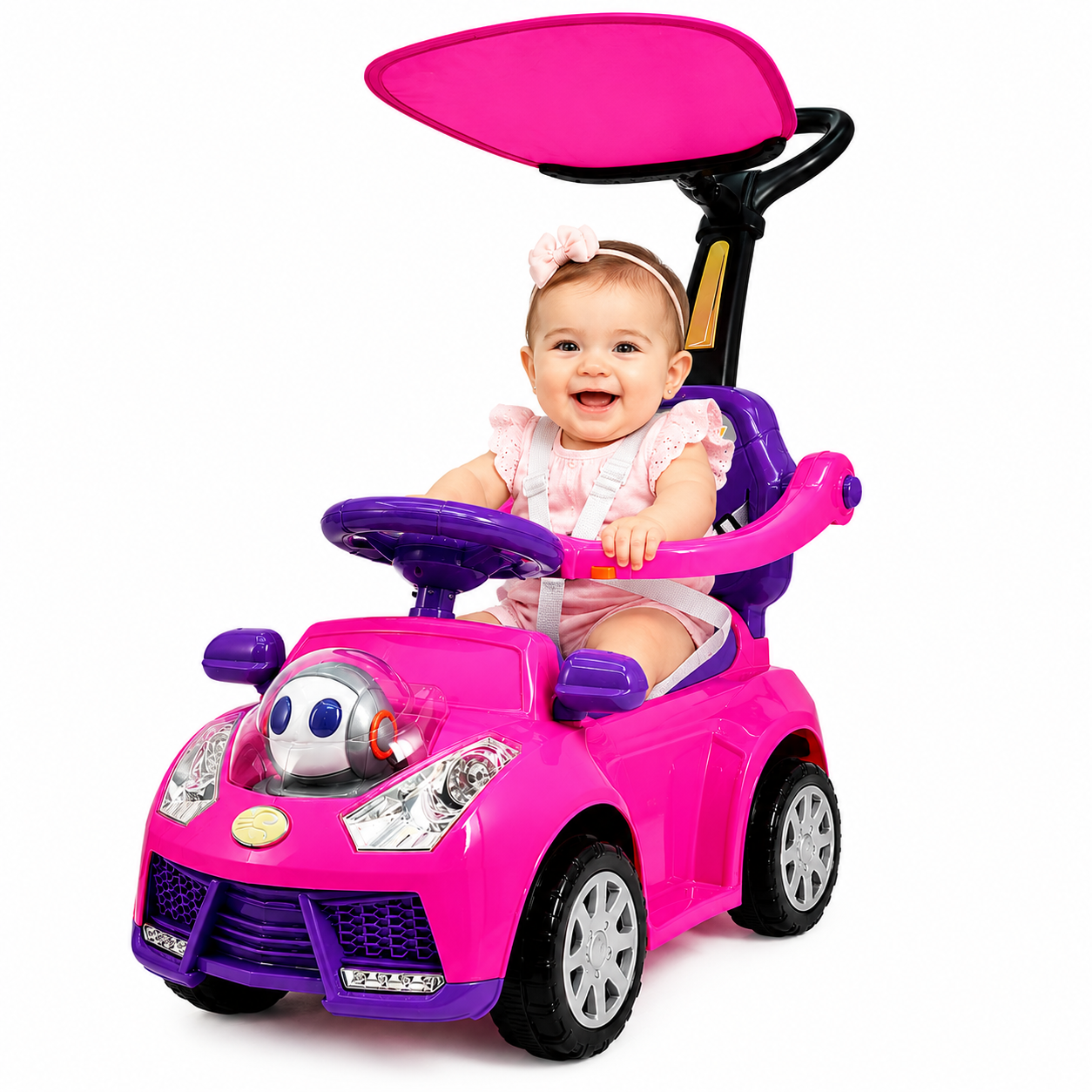 Carro montable de Impulso para Niños con Guía y Sonidos - Imagen 2