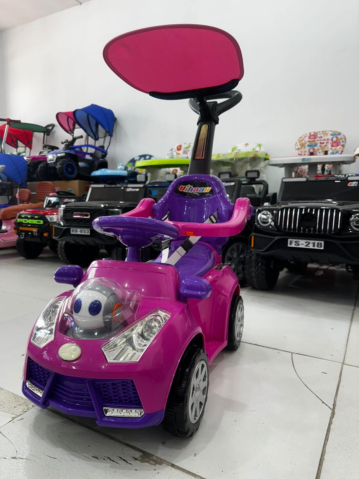 Carro montable de Impulso para Niños con Guía y Sonidos - Imagen 7