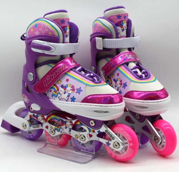 Patines semi prosionales 2 en 1 para niñas - Imagen 3