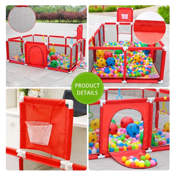 Corral de Juegos Infantil Multifuncional - Seguro y Divertido para Bebés - Imagen 3