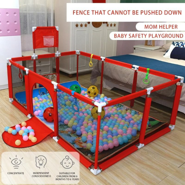 Corral de Juegos Infantil Multifuncional - Seguro y Divertido para Bebés - Imagen 2