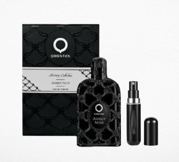 Orientica Amber Noir estuche: Misterio y Elegancia en Cada Gota