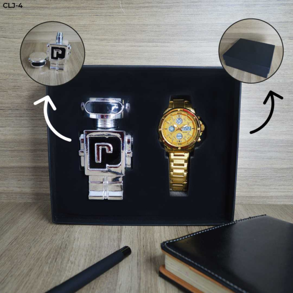 Combo reloj Joefox + perfume inspiración