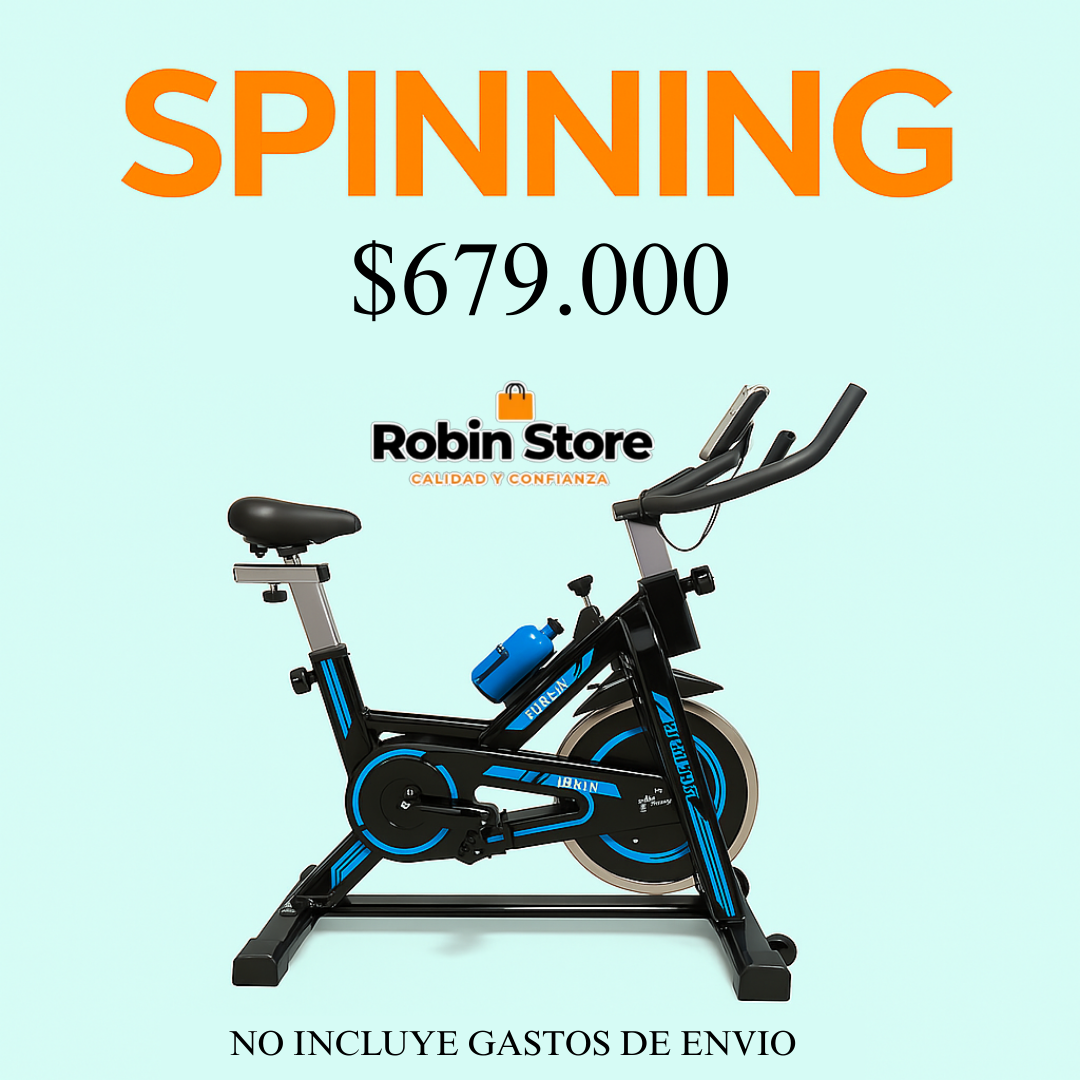 Bicicleta Spinning con Monitor Frecuencia Cardiaca