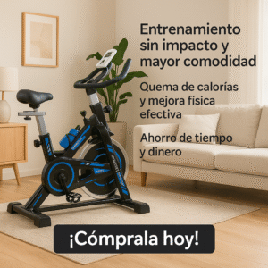 Bicicleta Spinning con Monitor Frecuencia Cardiaca