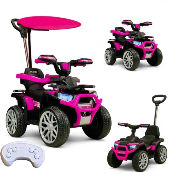 Carro Paseador Eléctrico Niños Control Remoto 1 a 4 años - Imagen 4