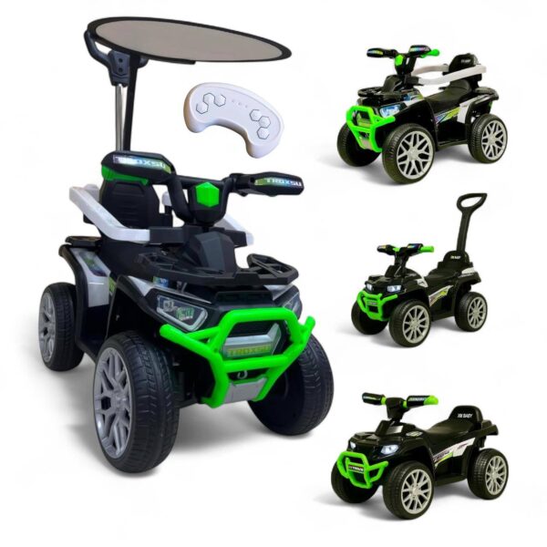 Carro Paseador Eléctrico Niños Control Remoto 1 a 4 años - Imagen 3