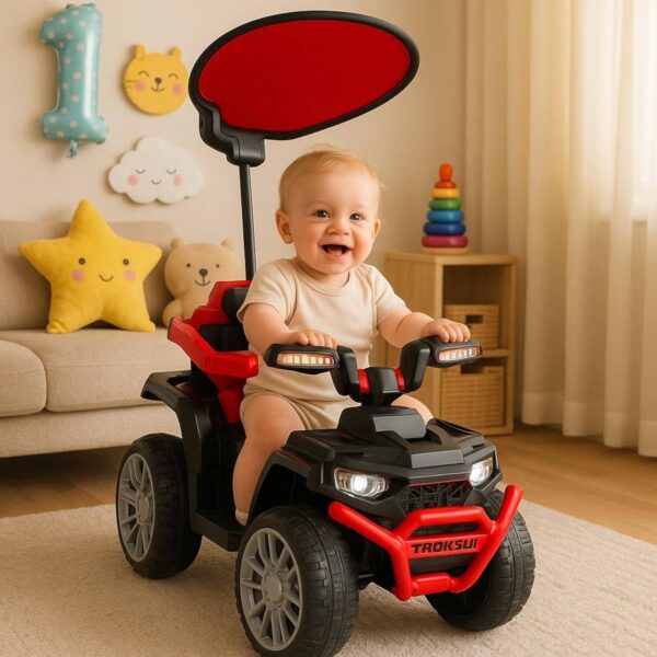 Carro Paseador Eléctrico Niños Control Remoto 1 a 4 años - Imagen 2