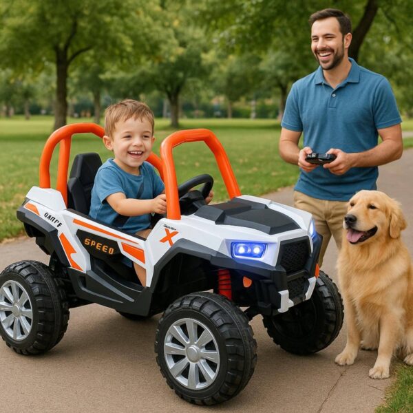 Carro Eléctrico Recargable Niño Montable 1 a 5 Años Ll/Caucho