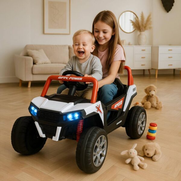 Carro Eléctrico Recargable Niño Montable 1 a 5 Años Ll/Caucho - Imagen 2
