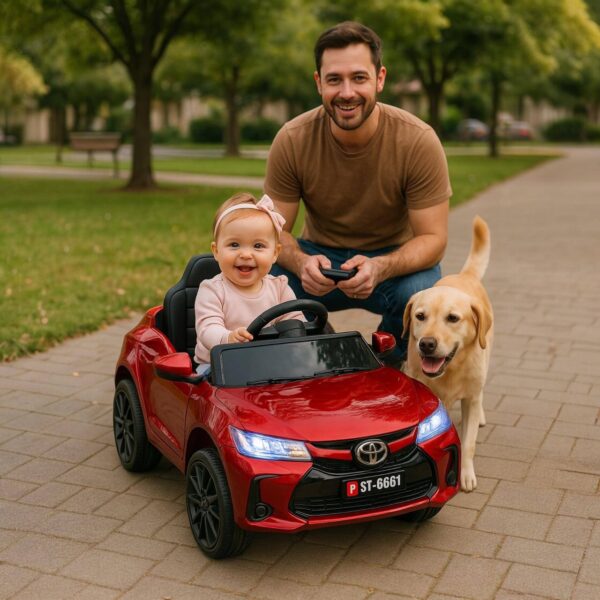 Carro Eléctrico Niño Montable Recargable  Ll/Caucho  1 a 4 Años