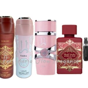 Promo 2 Perfumes Lattafa Sublime Estuche + Yara + 2 Spray de 200ml + Perfumero Recargable