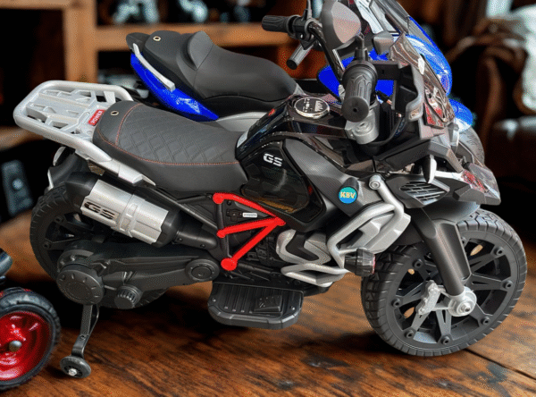 Moto eléctrica Gs Para Niños De 3 a 8 Años Llantas De Goma - Imagen 9
