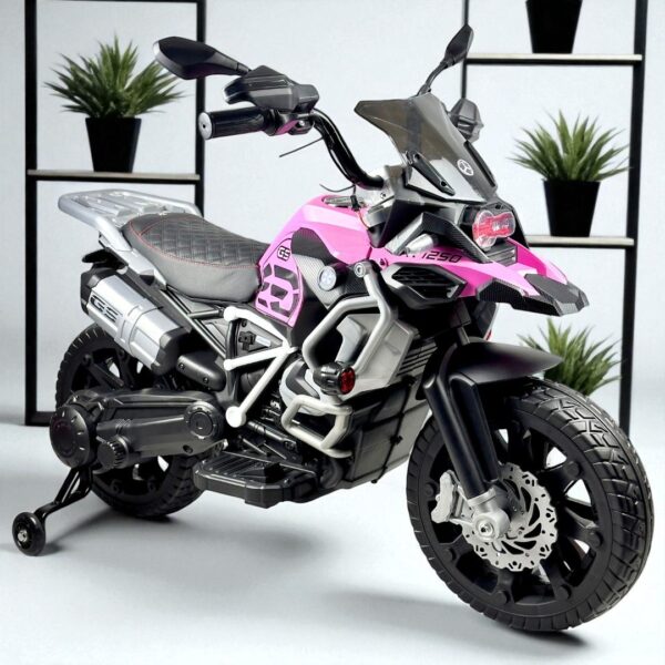 Moto eléctrica Gs Para Niños De 3 a 8 Años Llantas De Goma - Imagen 5