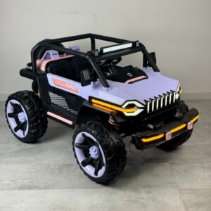 Carro Eléctrico Estilo Jeep con 5 Motores y Control desde el Celular