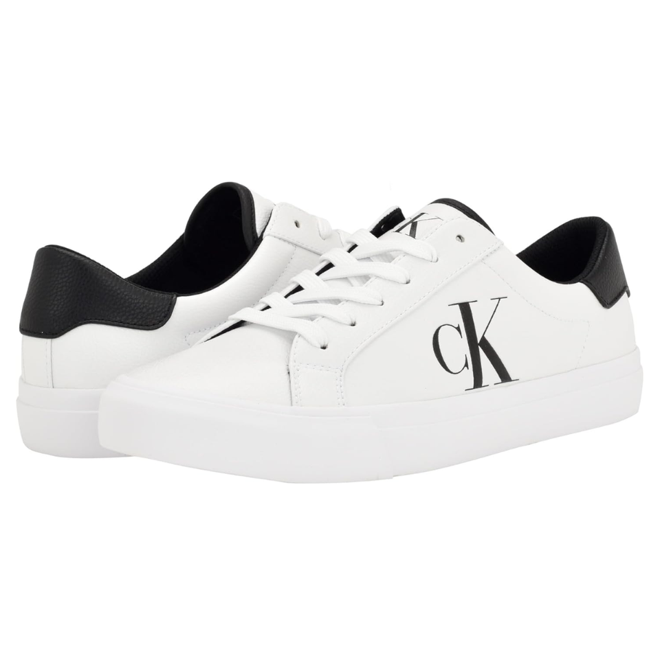 Tenis Calvin Klein Rex Hombre – Blanco/Negro - Imagen 2