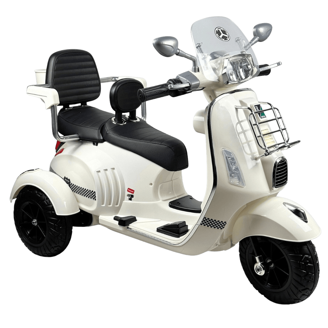 Moto Eléctrica para Niños Estilo Vespa - Imagen 4