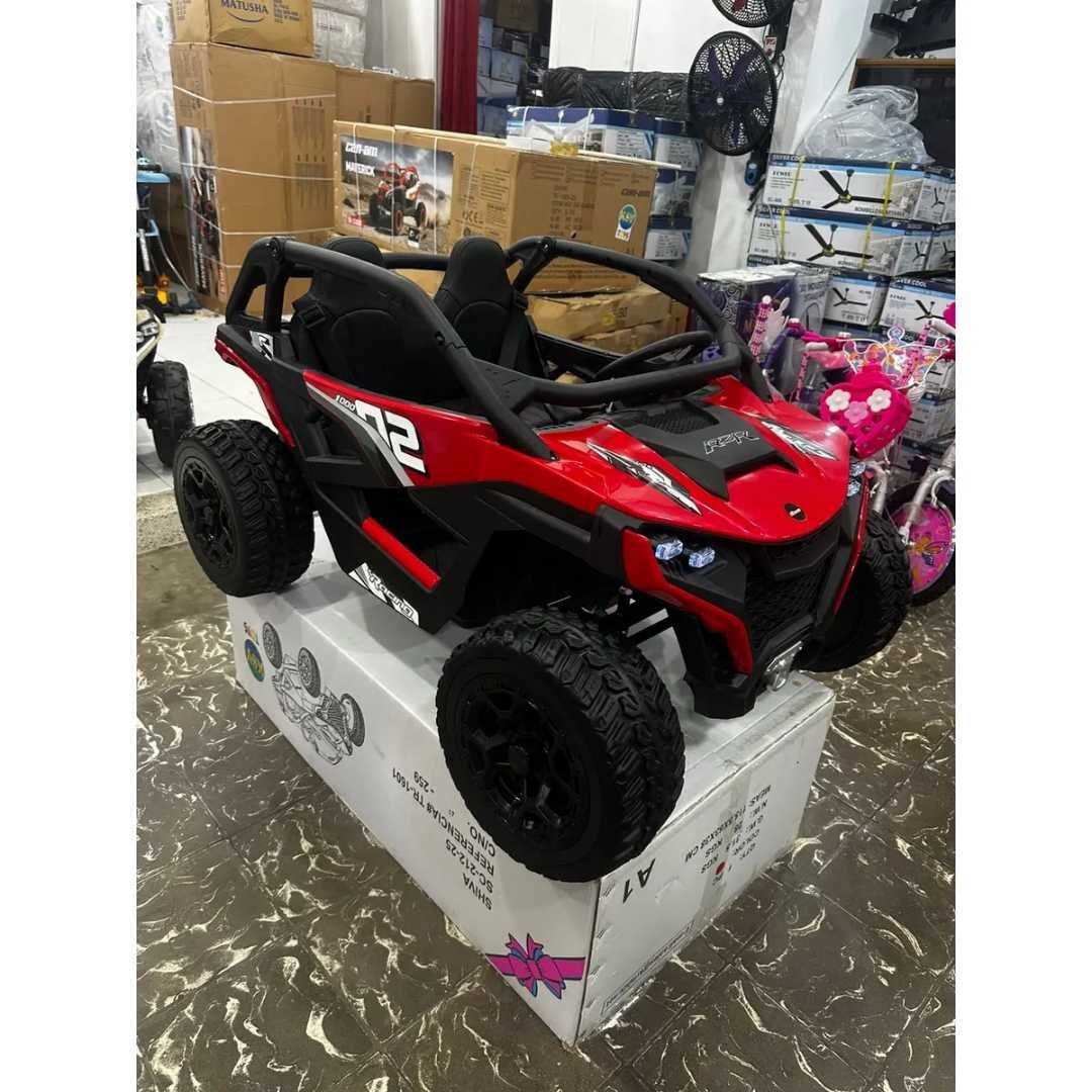 Carro Eléctrico Infantil 24V con 4 Motores, Control Remoto y Puesto para 2 Niños - Imagen 2