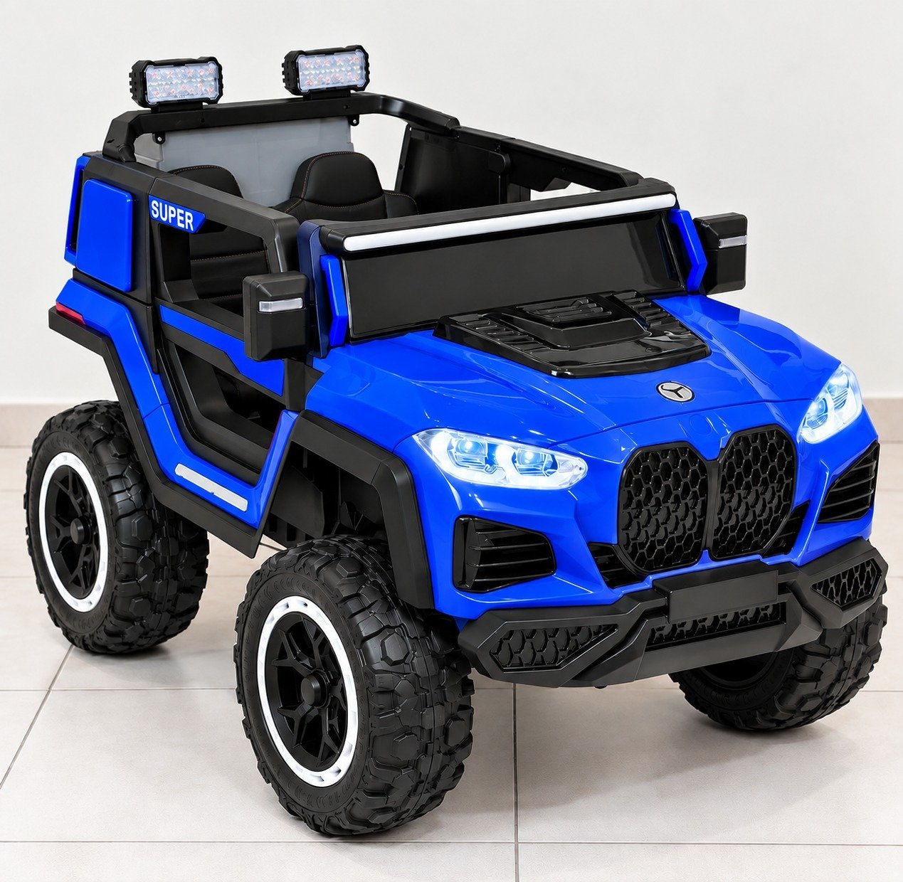 Carro Eléctrico Infantil BXW-X5 12V con 4 Motores, Bluetooth y Control Remoto - Imagen 2