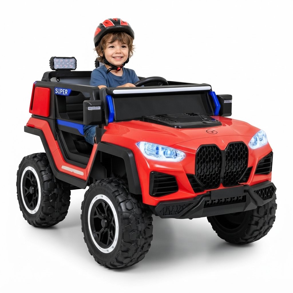 Carro Eléctrico Infantil BXW-X5 12V con 4 Motores, Bluetooth y Control Remoto