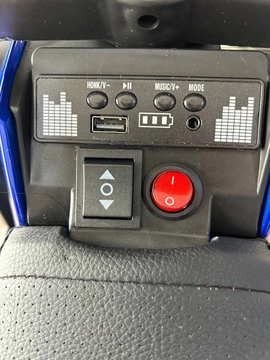 Montable Eléctrico Infantil 3 en 1 con Control Remoto, Bluetooth y Luces LED - Imagen 5