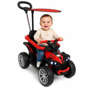 Cuatrimoto montable eléctrica Control Remoto - ROJO