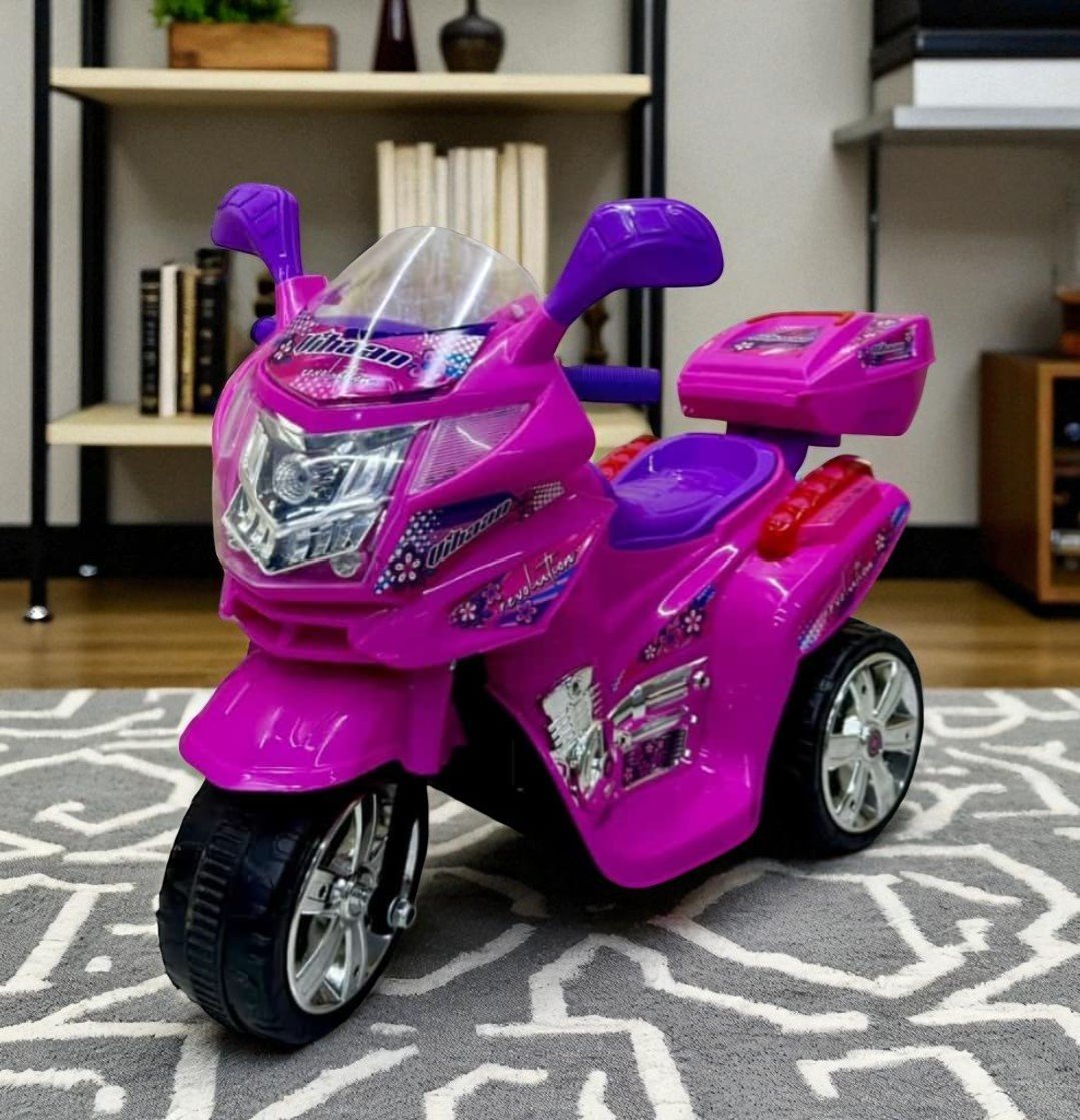 Trimoto Eléctrica Infantil 6V con Bluetooth, Luces LED y Baúl Trasero - Imagen 6