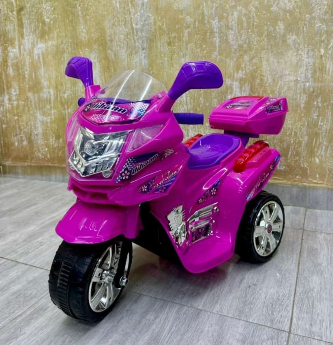 Trimoto Eléctrica Infantil 6V con Bluetooth, Luces LED y Baúl Trasero - Imagen 5