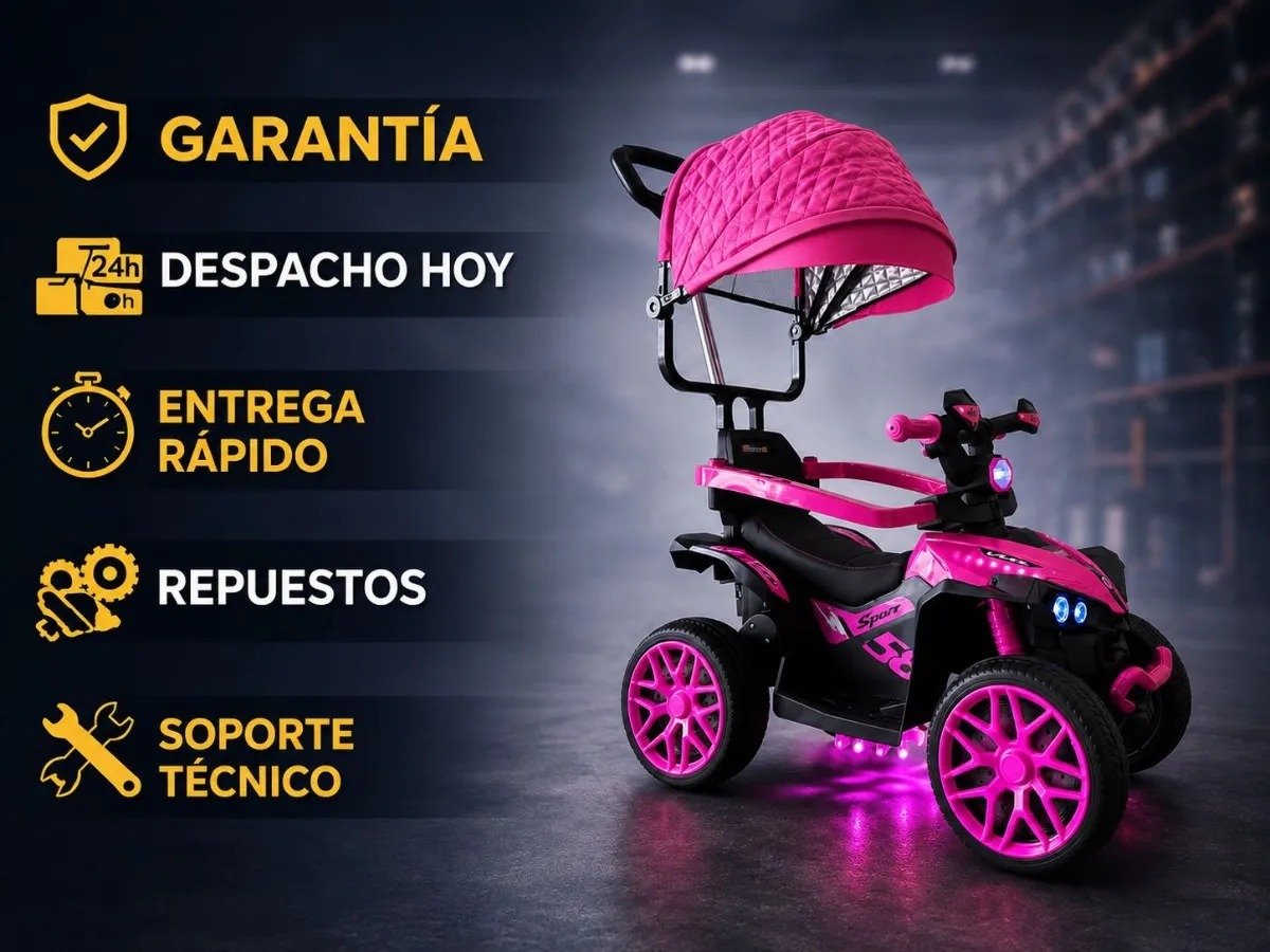 Montable Eléctrico Infantil 3 en 1 con Control Remoto, Bluetooth y Luces LED - Imagen 3