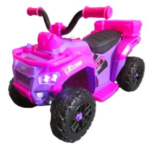 Cuatrimoto Eléctrica para niños 6 volts - ROSADO