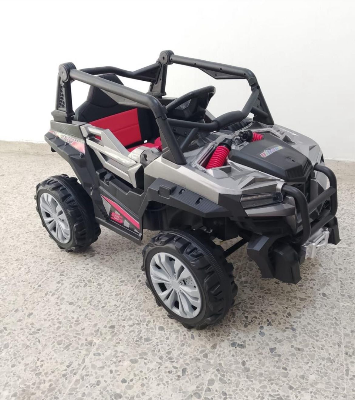 Carro Montable Eléctrico Infantil Razer 12V con 5 Motores, Control Remoto y Llantas de Goma - Imagen 4