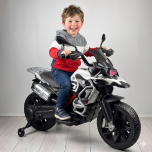 Moto eléctrica Gs Para Niños De 3 a 7 Años - BLANCO