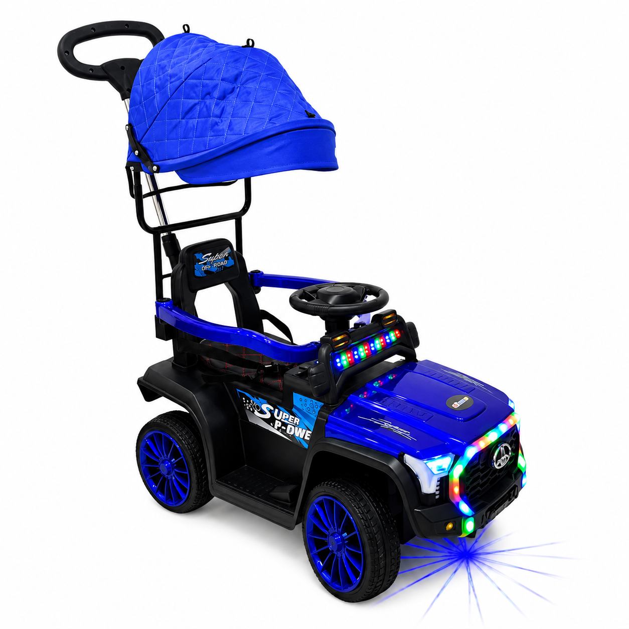 Super Carro Montable Eléctrico Toyota con Control Remoto - Luces led - Imagen 3