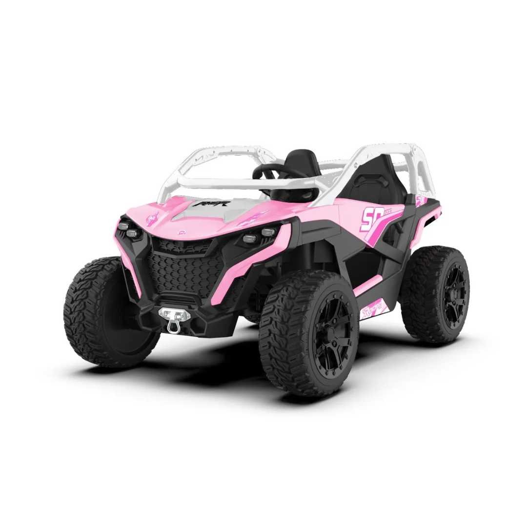 Carro Eléctrico Infantil 24V con 4 Motores, Control Remoto y Puesto para 2 Niños - Imagen 2