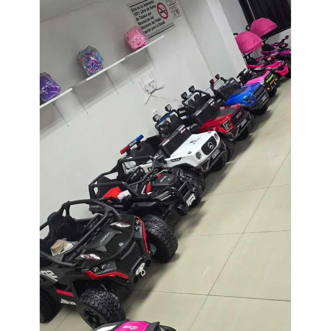 Carro Eléctrico Infantil 24V con 4 Motores, Control Remoto y Puesto para 2 Niños - Imagen 3