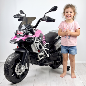 Moto eléctrica Gs Para Niños De 3 a 7 Años - ROSADO