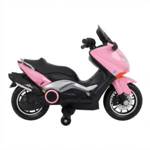 Moto Eléctrica Infantil Nmax 12V con Luces LED, Bluetooth y Asiento en Cuero