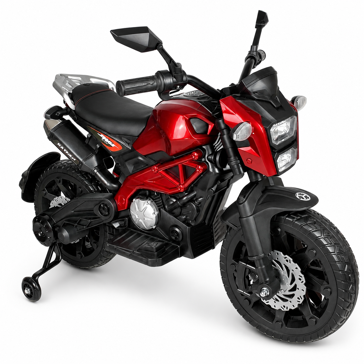 Moto Eléctrica Infantil 12V con Luces LED, Música y Llantas de Goma - Imagen 2