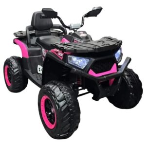 Cuatrimoto Eléctrica Infantil 12V con 4 Motores, Control Remoto y Luces LED