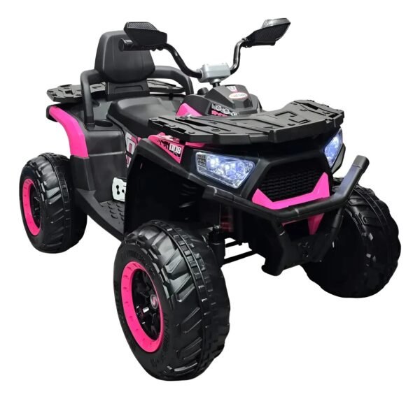 Cuatrimoto Eléctrica Infantil 12V con 4 Motores, Control Remoto y Luces LED
